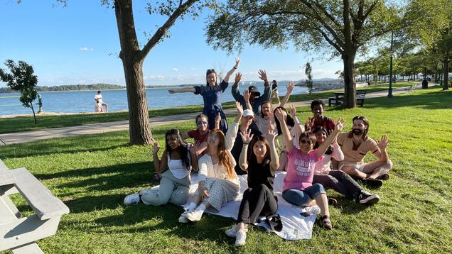 TCW Lab retreat group photo